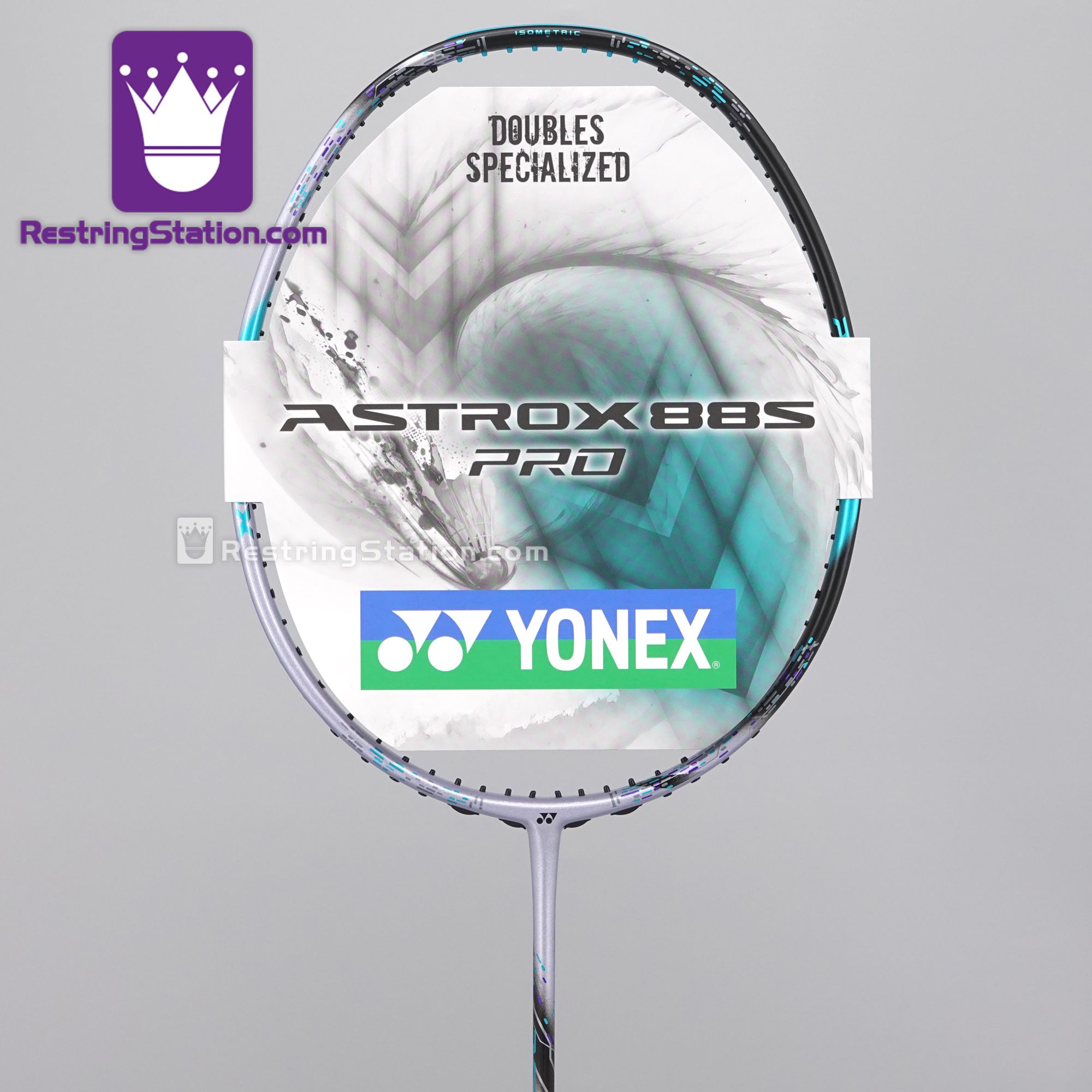 Yonex Astrox 88 S PRO (2024) Silver/Black Badminton Racket (AX88S-P 88S)