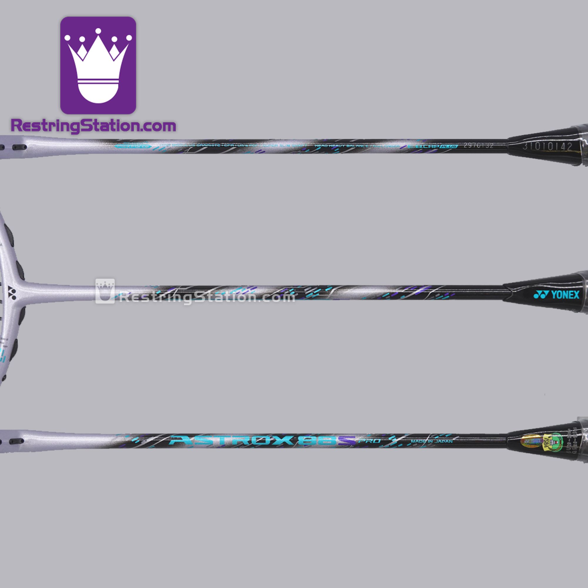 Yonex Astrox 88 S PRO (2024) Silver/Black Badminton Racket (AX88S-P 88S) - Image 5